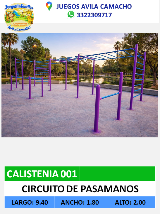 circuito grande calistenia